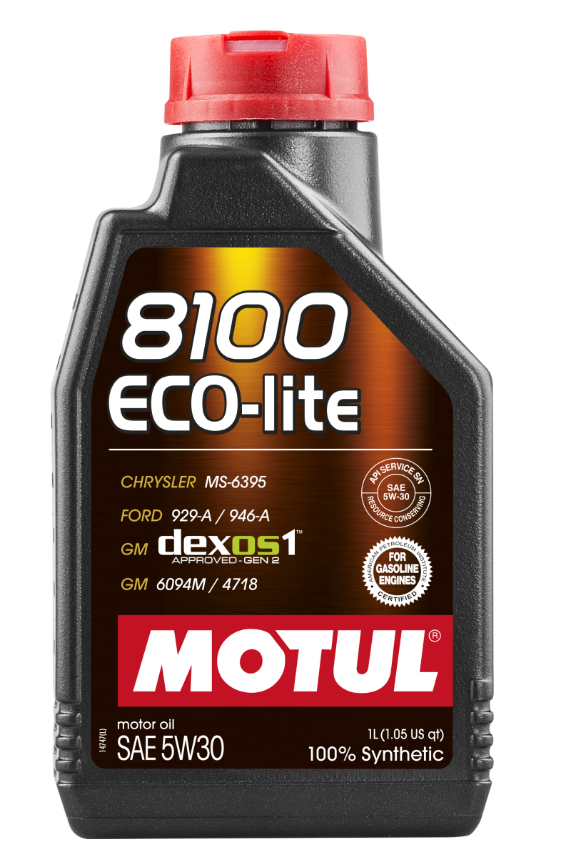Motul 1L Synthetic Engine Oil 8100 5W30 ECO-LITE-1