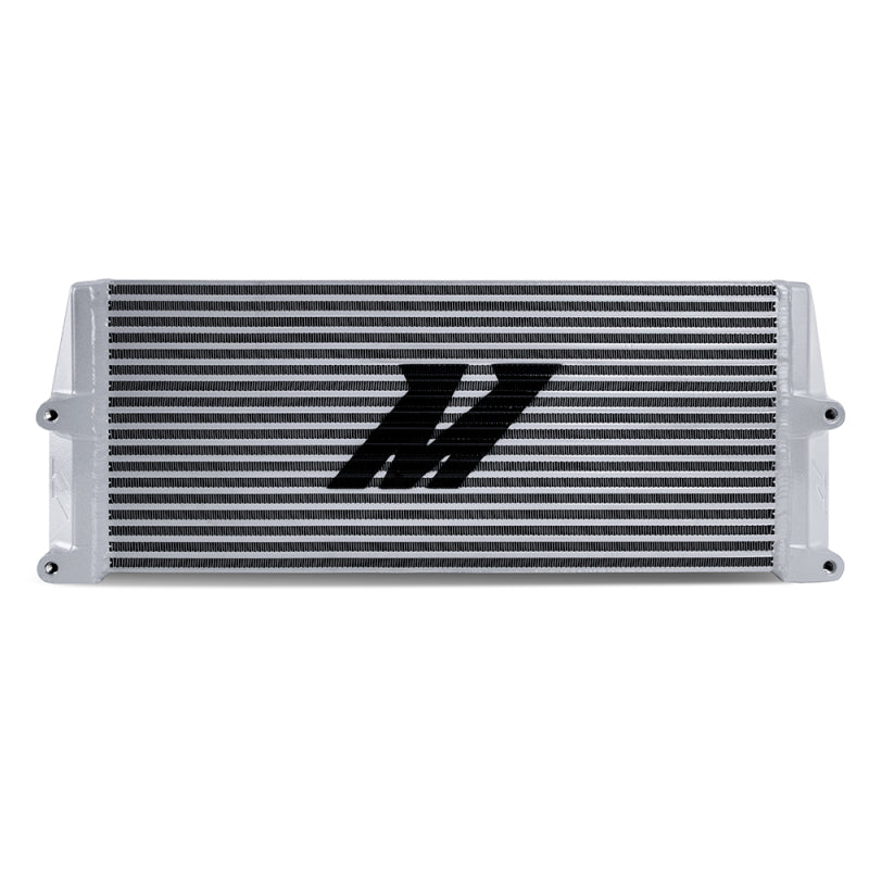Mishimoto Heavy-Duty Oil Cooler - 17in. Same-Side Outlets - Silver-2