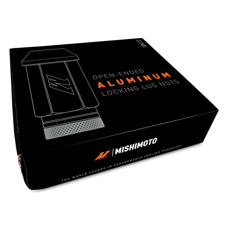 Mishimoto Aluminum Locking Lug Nuts M12x1.5 20pc Set Black-4