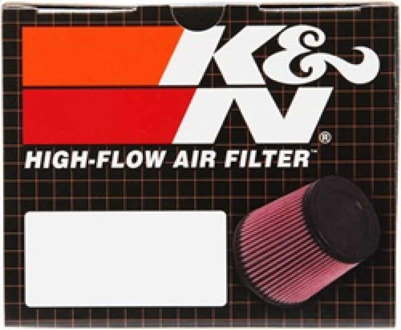 K&N Universal Filter 3 inch Flange 6 inch Base 5 1/4 inch Top 5 inch Height w/ Polished Top
