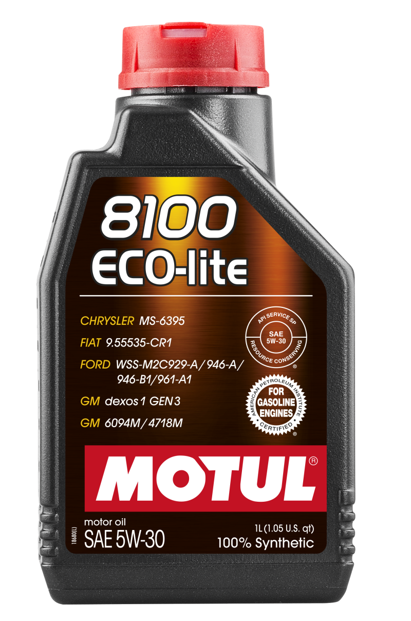 Motul 1L Synthetic Engine Oil 8100 5W30 ECO-LITE-2
